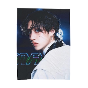 Stray Kids Bangchan Karma Velveteen Plush Blanket | SKZ Members Kpop Merch | STAY Gift