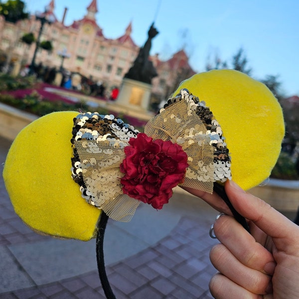 Diadema Casera Mickey Minnie mouse Disneyland, Disney world / princesas villanas niños adolescente adulto unisex diseño personalizado