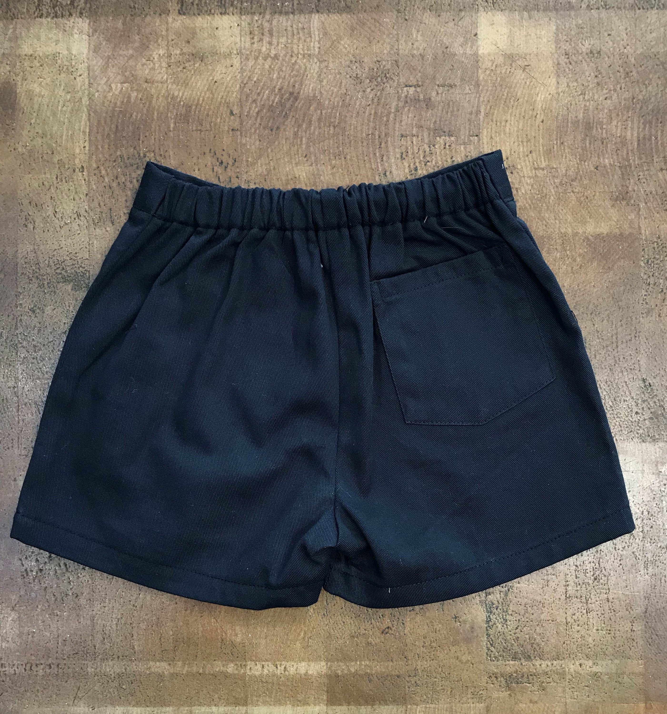 Navy Twill Shorts for Toddler Boy Etsy