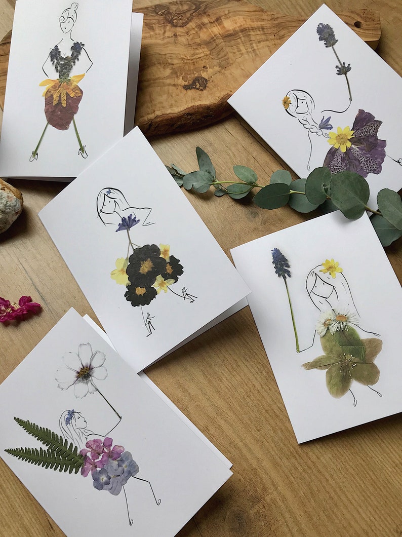 Botanical Print Cards Multi Pack A6 Greetings Card Bulk Etsy
