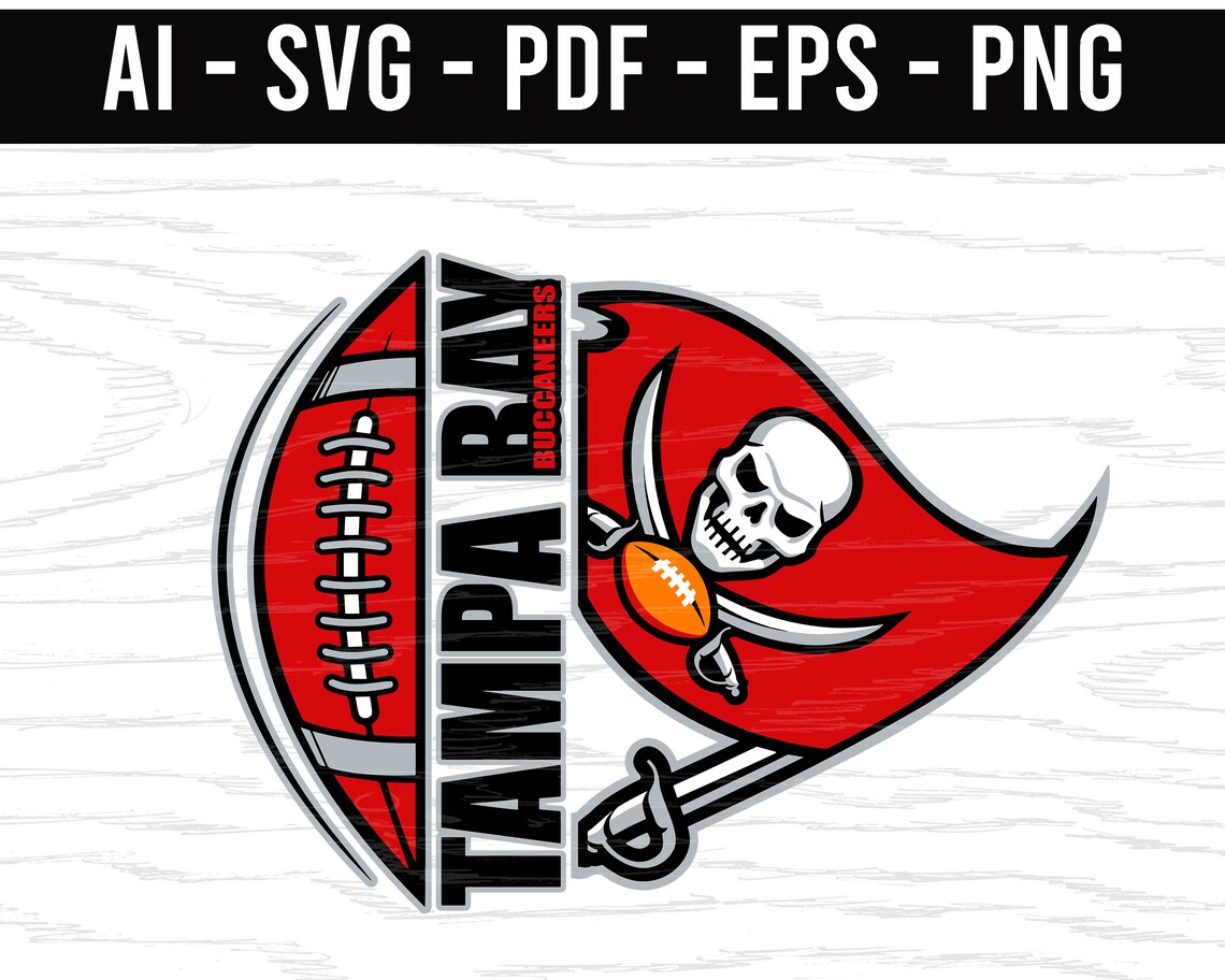 Tampa Bay Buccaneers Ball SVG png ai eps pdf NFL sports Logo | Etsy