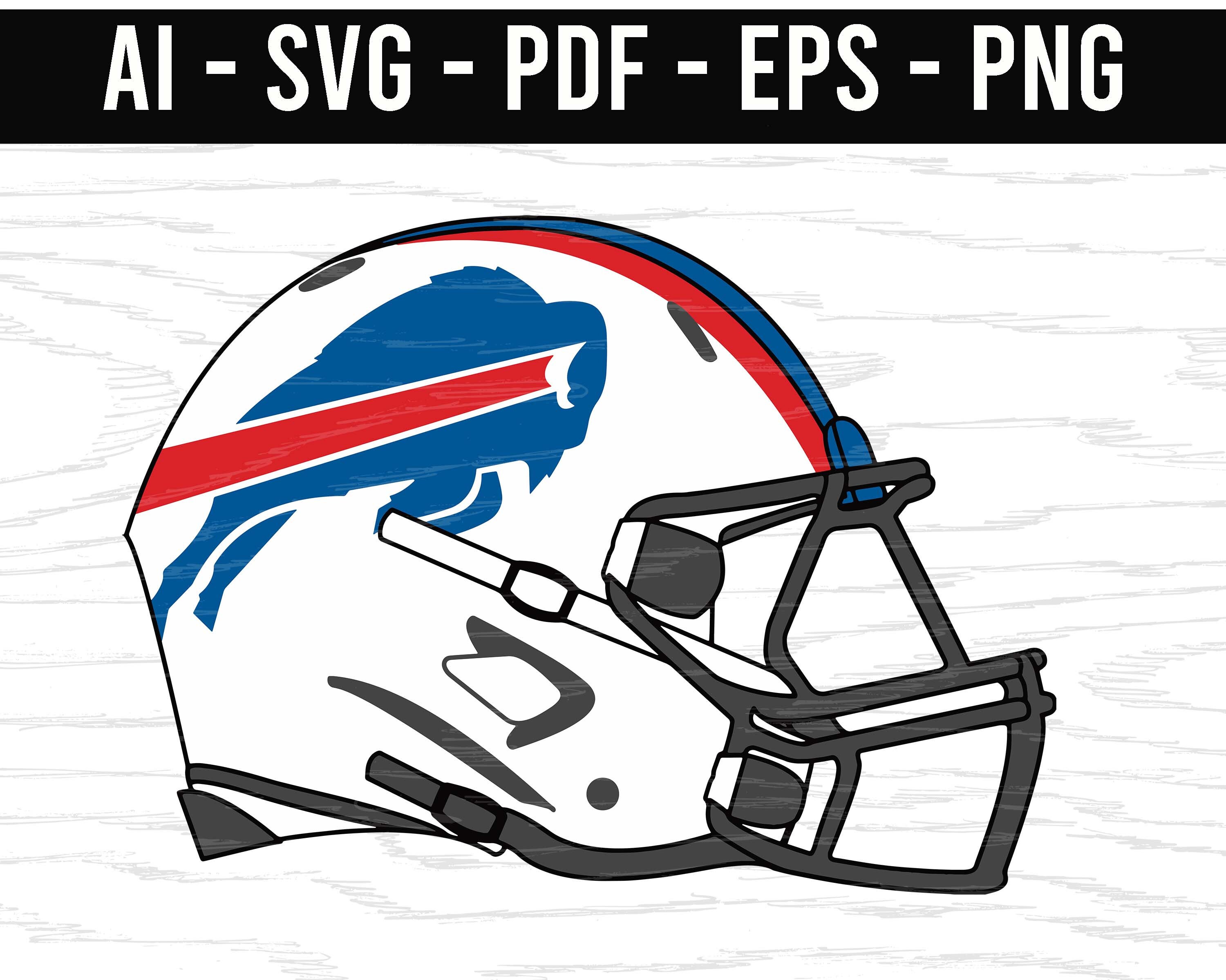 Buffalo Bills Helmet SVG png ai eps pdf NFL sports Logo Etsy