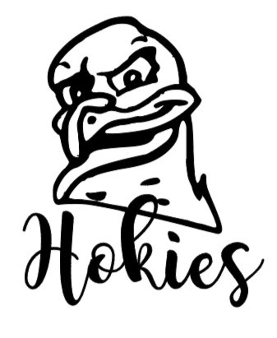 Virginia Tech Inspired Hokie/Decal | Etsy