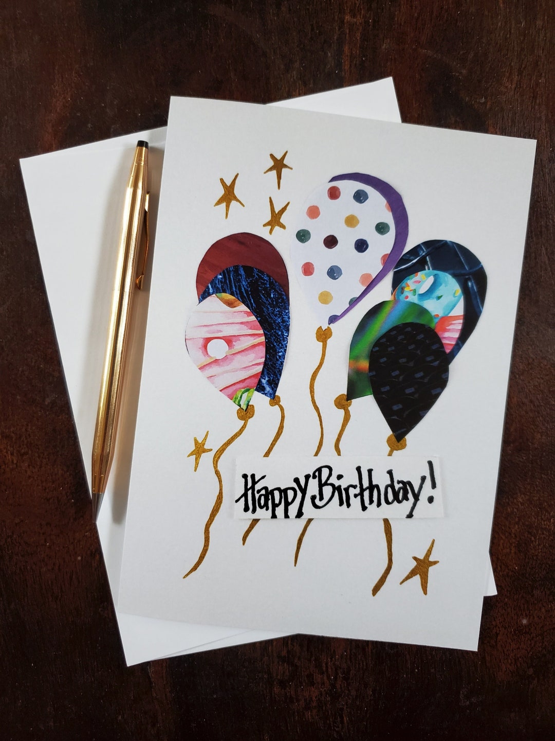 Happy Birthday Greeting Card | Handmade - Etsy