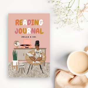 Black Girl Reading Journal, Black Girls Read, Reading Journal, Reading Tracker, Book Journal, Book Planner, Reading Planner image 1