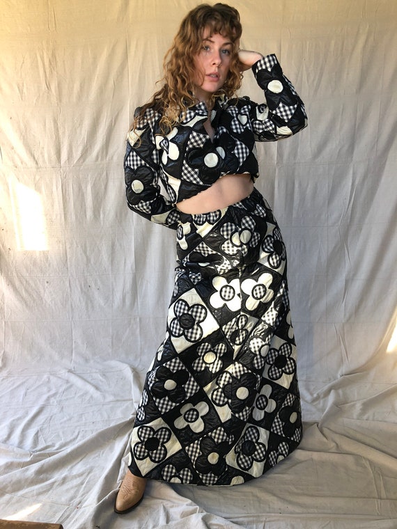1960’s Quilted Two Piece Floral Set