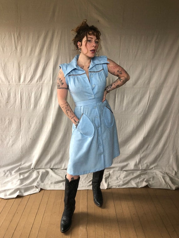 1970’s Vintage Button Up Dress