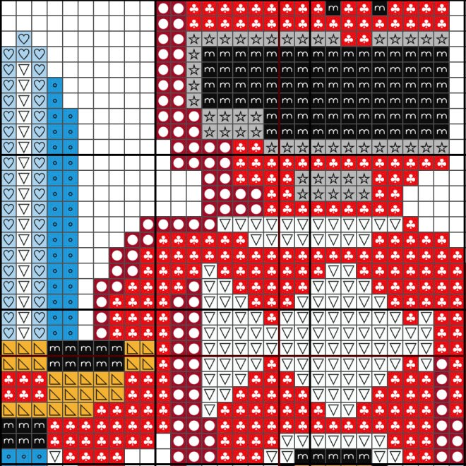 It's Morphin Time! Red Power Ranger - Small Cross-stitch Pattern (PDF ...