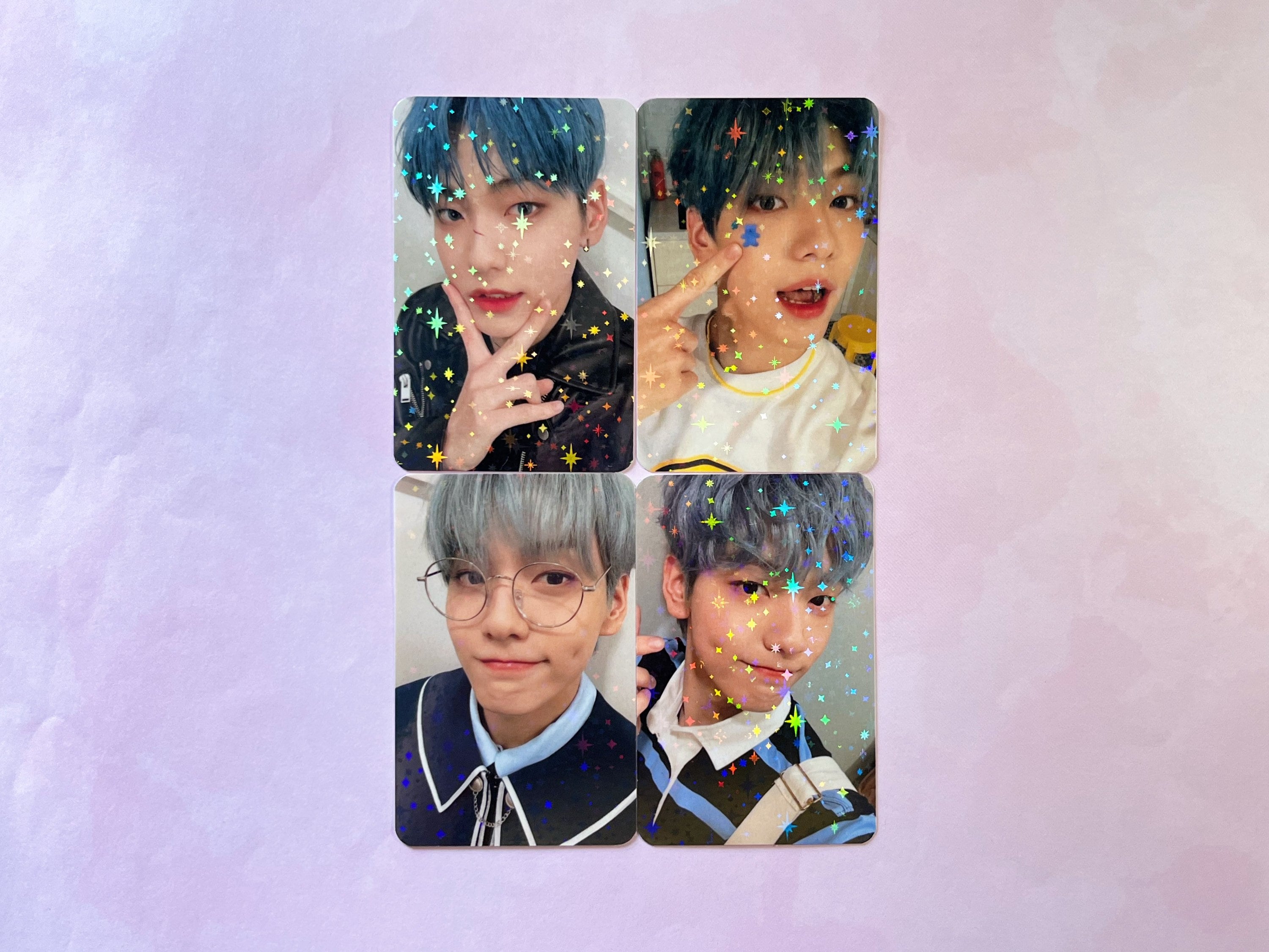 TXT Blue Soobin Holo Photocards