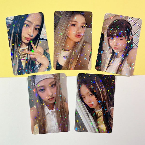 New Jeans Super Shy Holo Photocards