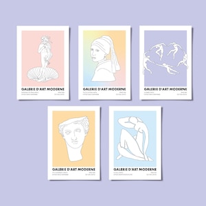 Fine Art Exhibition Postcard Set of 5 | Colourful Rainbow Pastel Gradient | Available Individually | A6