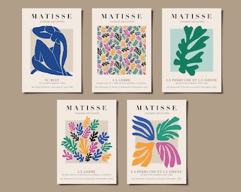 Matisse Exhibition Postcard Set of 5 | Available Individually | A6