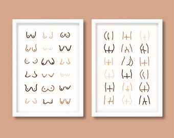 Naked Nude Cartoon - Etsy UK