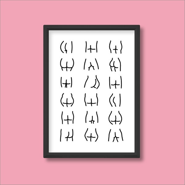 Nude Butt - Etsy UK