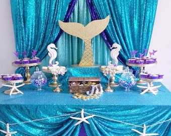 mermaid baby shower balloons