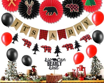 buffalo plaid baby items