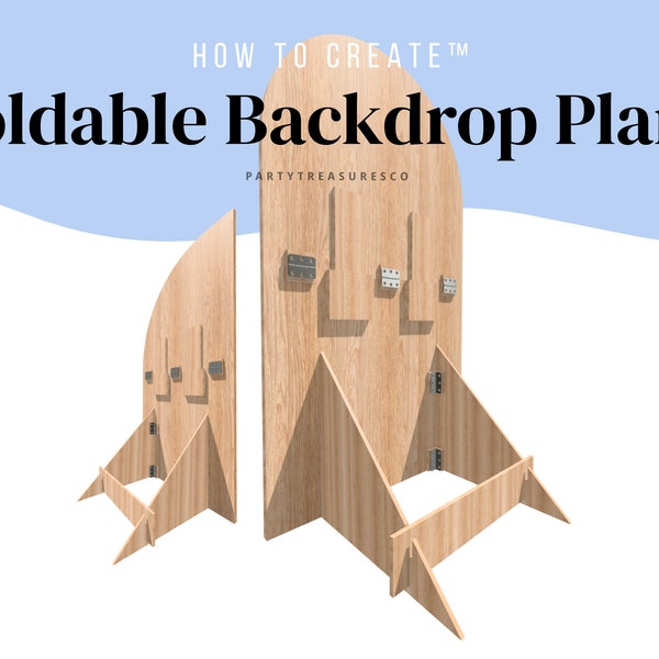 Arch Backdrop Foldable Backdrop Plans Backdrop Stand and Signs Backdrop Template Backdrop and Props Digital Download