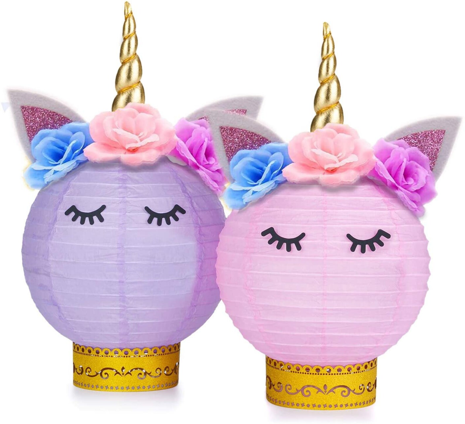 Unicorn Party Unicorn Lanterns Unicorn Birthday Decorations Etsy