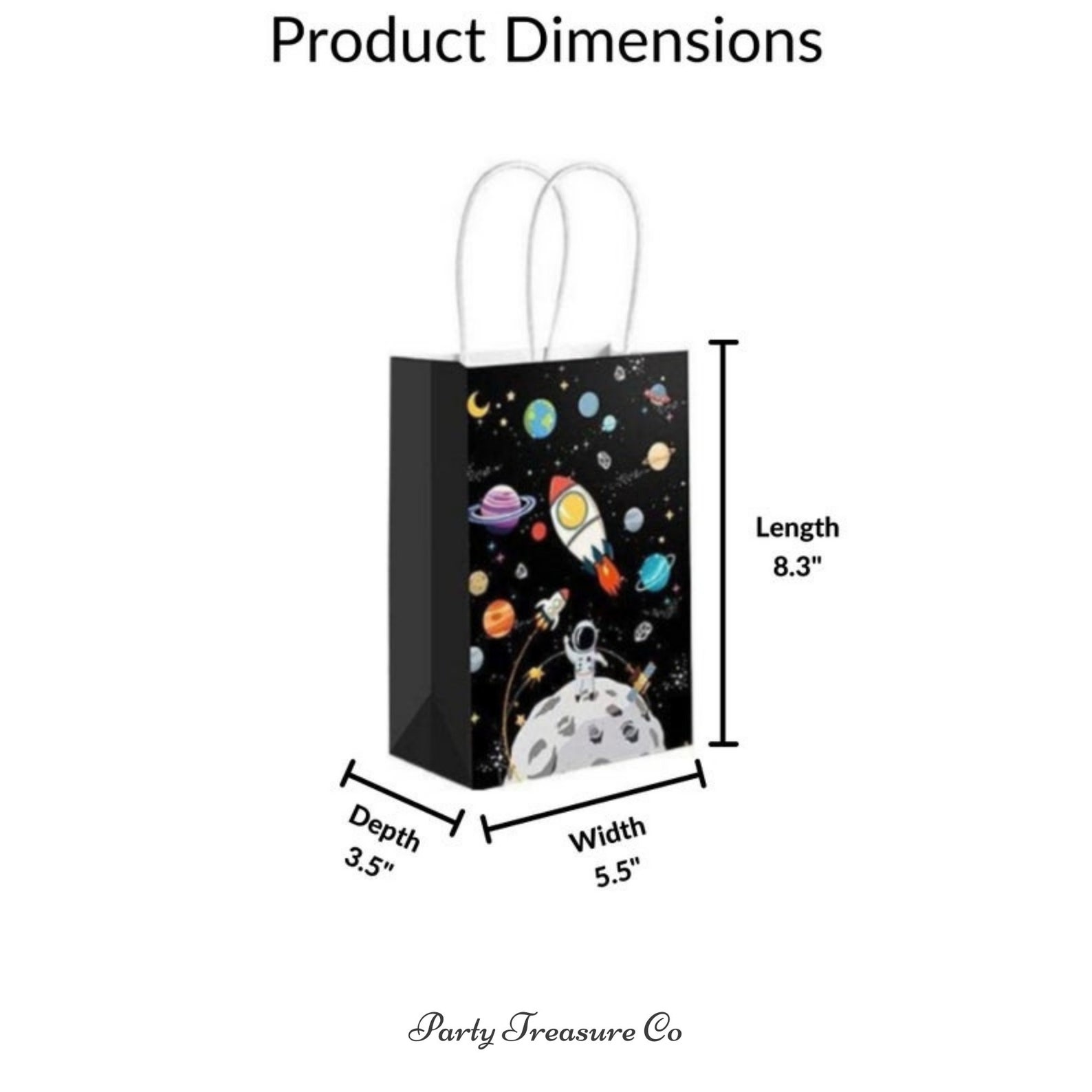 Space Party Outer Space Goody Bags Galaxy Decor Space Decor Etsy