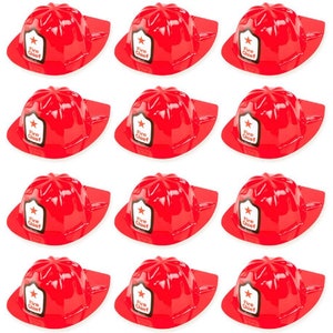 Transportation Party Favor Firefighter Hats  Fire Truck Party Fireman Birthday Decorations Fire Truck Birthday Traffic Jam Birthday