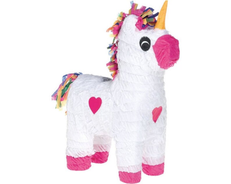 Unicorn Party Piñata Unicorn Birthday Decorations Rainbow Etsy