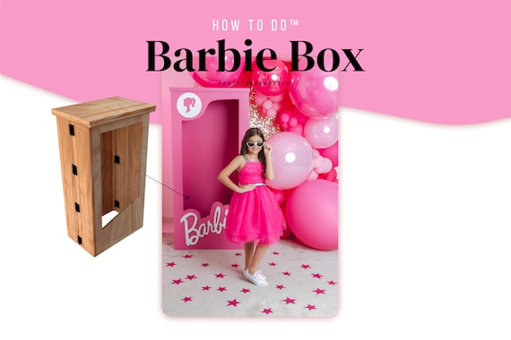 Wood Doll Photo Box 