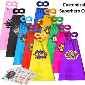 Superhero Capes and Masks  Superhero Birthday Superhero Party Birthday Party Birthday Boy Birthday Girl Party
