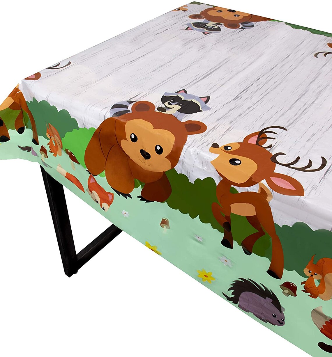 Woodland Baby Shower Tablecloth Woodland Baby Shower Etsy