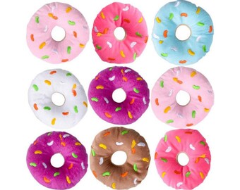 Donut Party Favors Donut Plush  Donut Ice Cream Birthday Party Birthday Decorations Donut Birthday Cupcake Birthday Donut Birthday Party