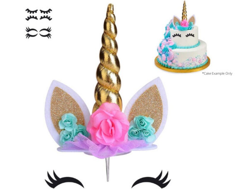 Unicorn Party Birthday Cake Topper Unicorn Birthday Decorations Rainbow Birthday Rainbow Party Unicorn Birthday Party Unicorn