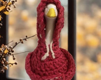 Sweater Weather 7" Goose Hoodie Häkelanleitung