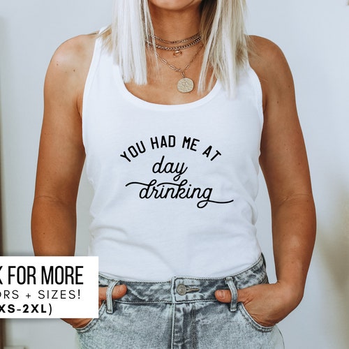 Plus size day drinking shirt Clearance