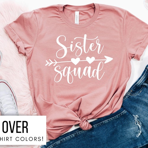 Sister Heart T-shirts Sister Tee Gift Sisters Forever Shirt - Etsy