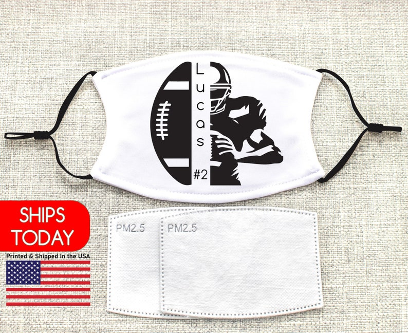 Football Face Mask for Kids Youth Washable Football Mask Etsy