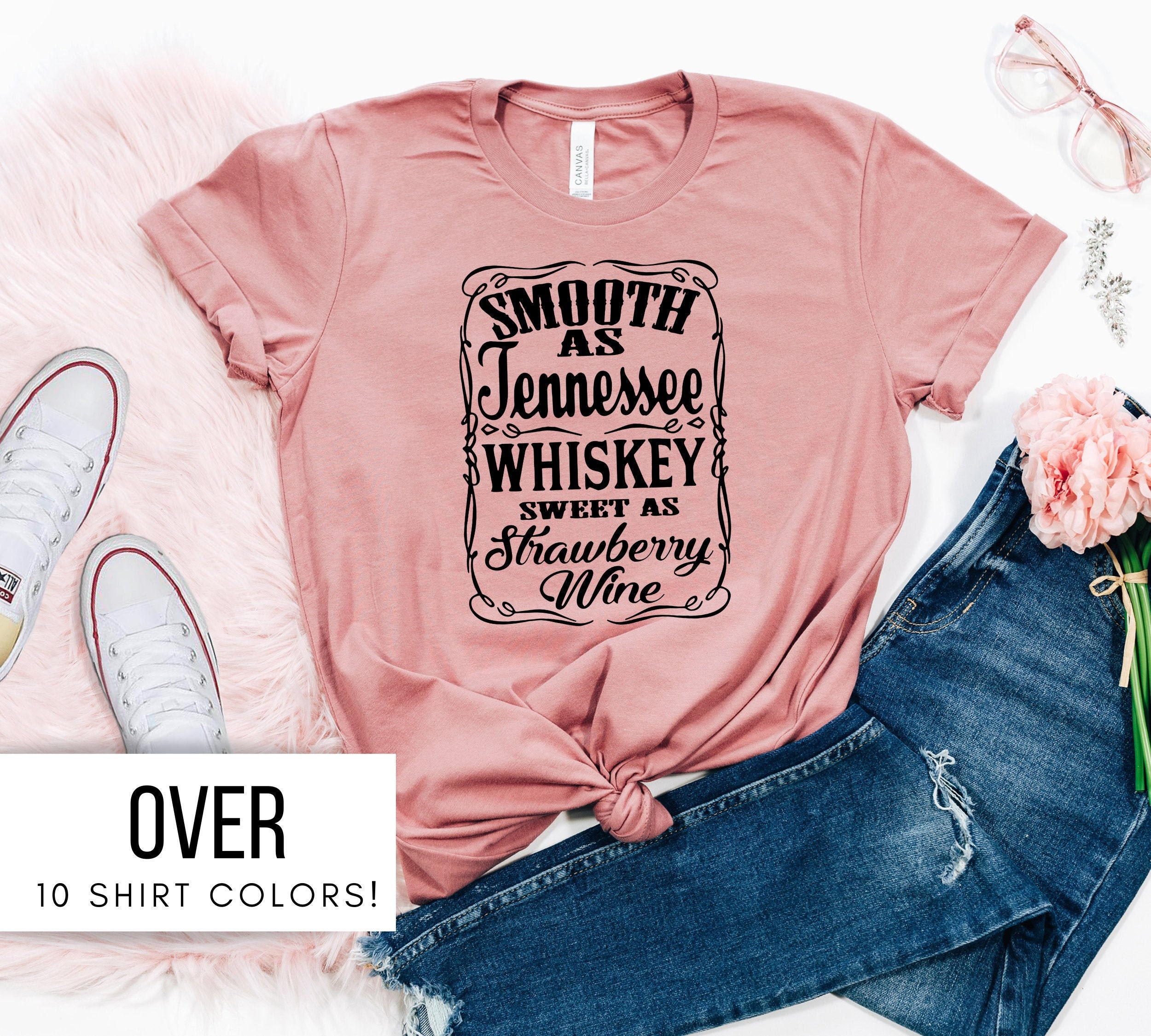 Smooth as Tennessee Whiskey Shirt for Mom Birthday Gift Cute - Etsy UK