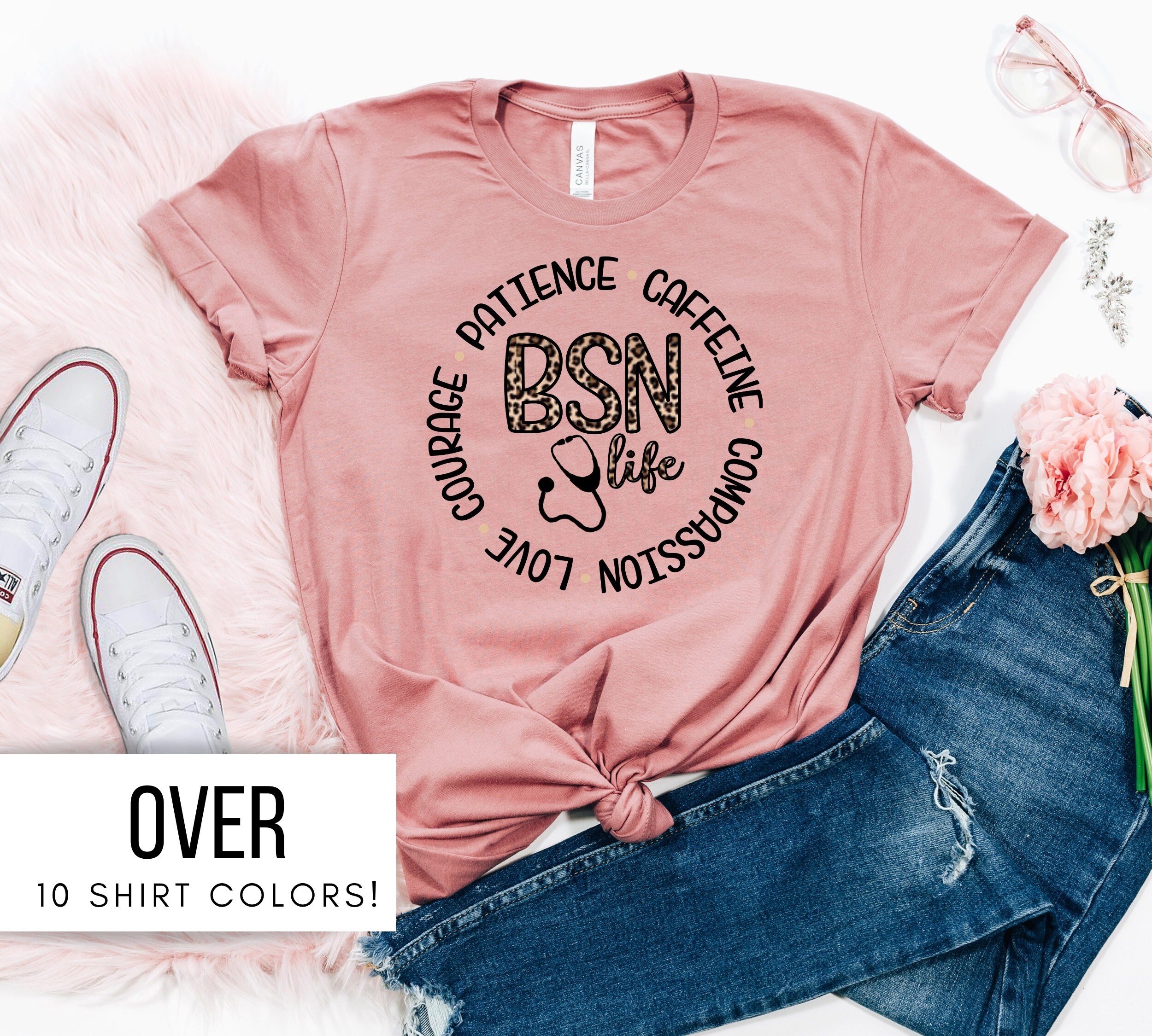 Tee Healthcare Hero Nursing Student Essential | Medical Graduation Gift RN T-Shirt Nurse Life Shirt LPN