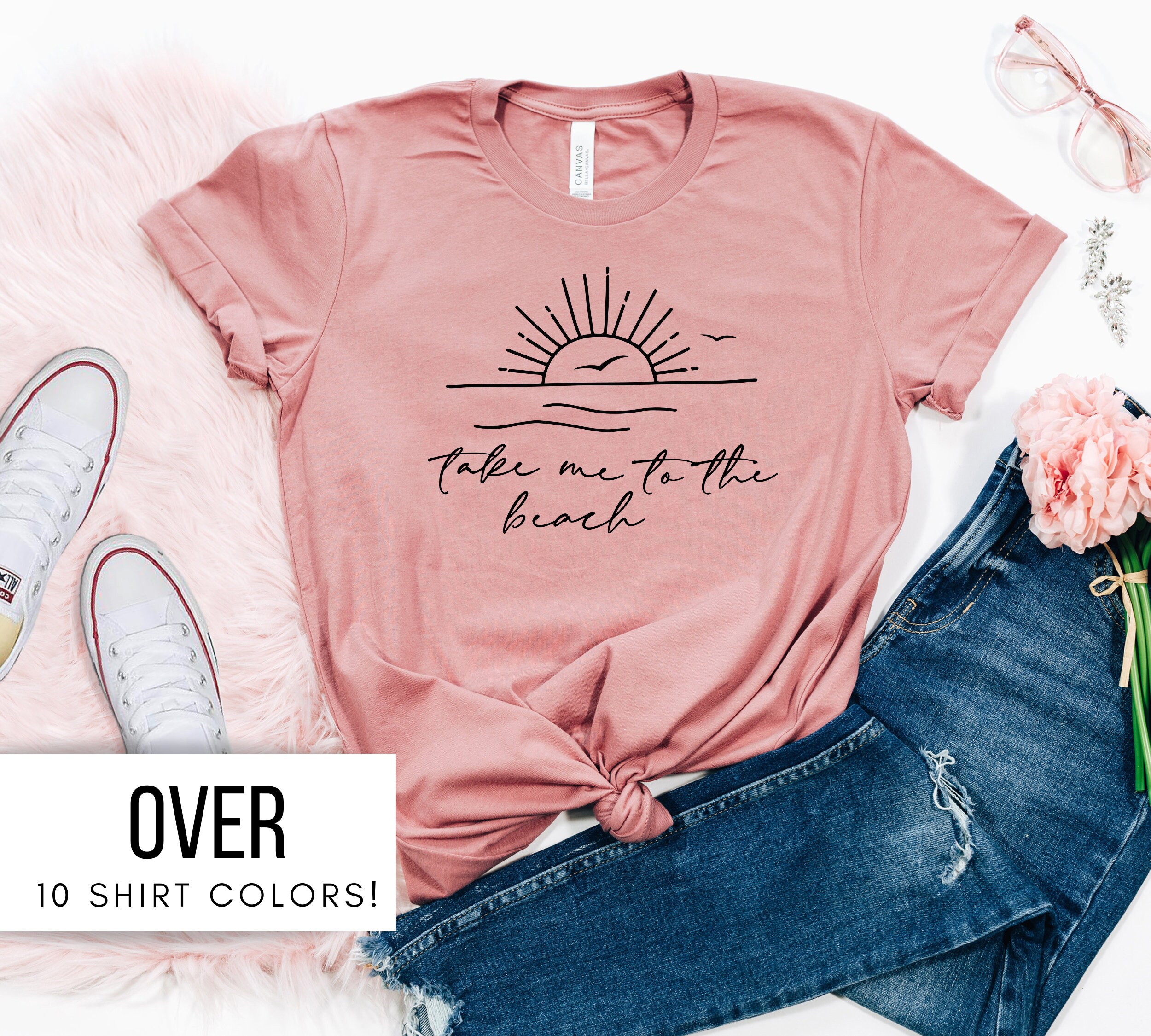 Take me to the Beach Shirt for Women Birthday Gift Take me Etsy