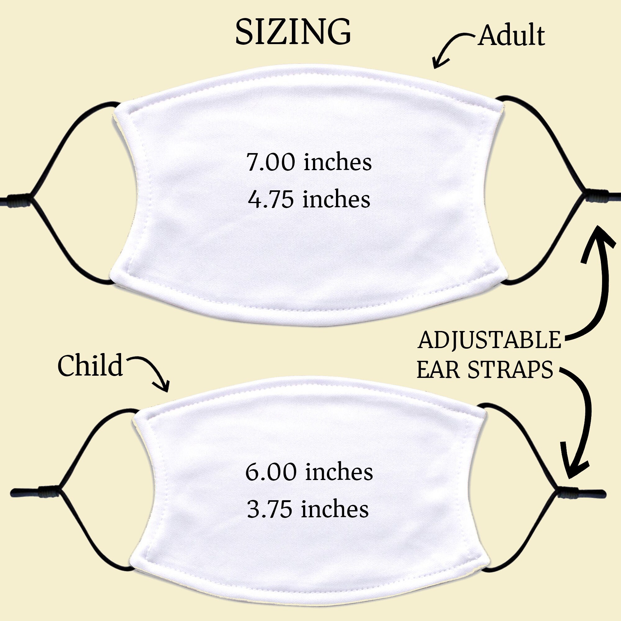 Personalized Name Face Mask with Filter Floral Name Mask for Etsy