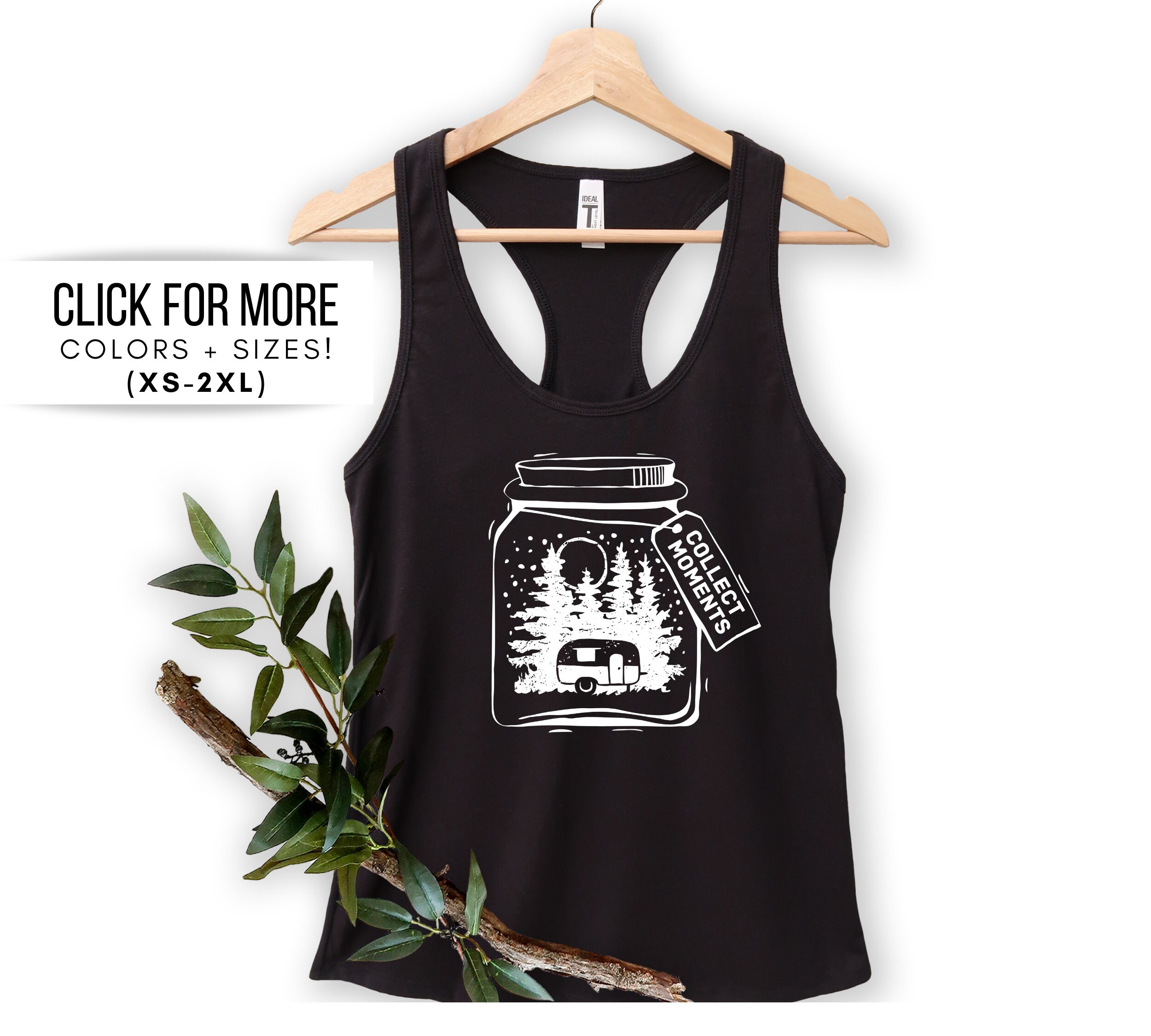 Cute Camping Tank Top for Women Collect Moments Tank for Etsy