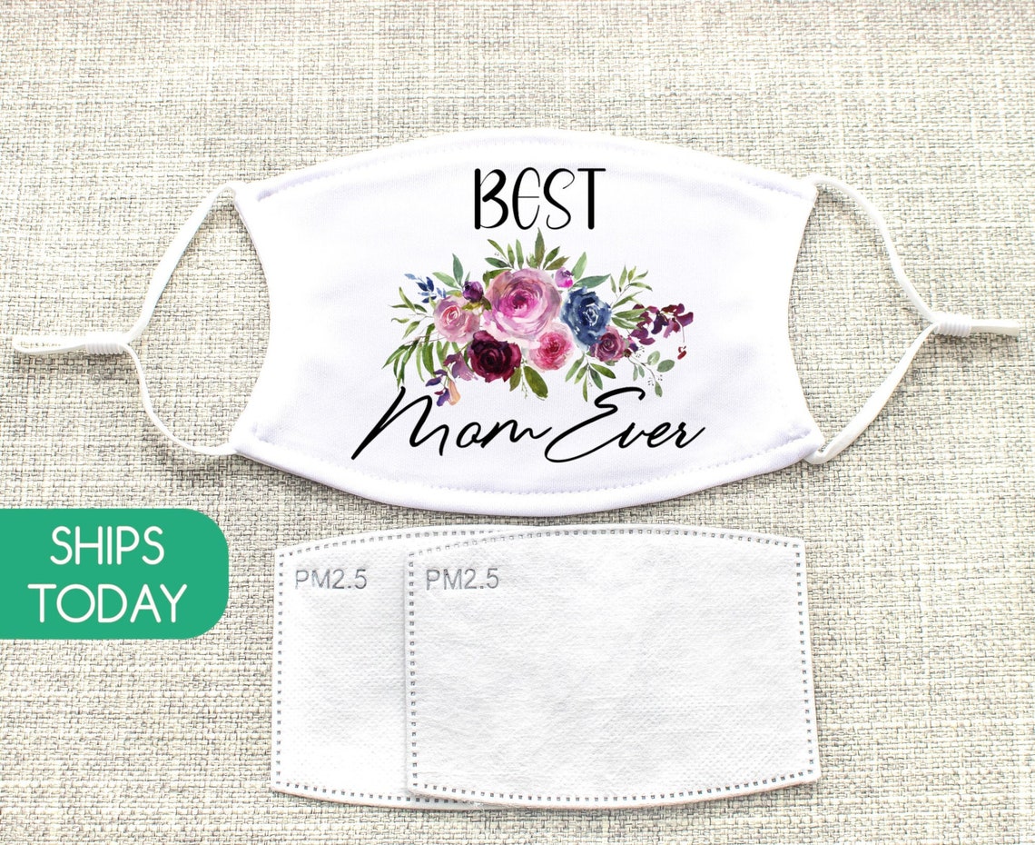 Best Mom Face Mask for Mom to Be Mom Mask With Filter Pocket Etsy