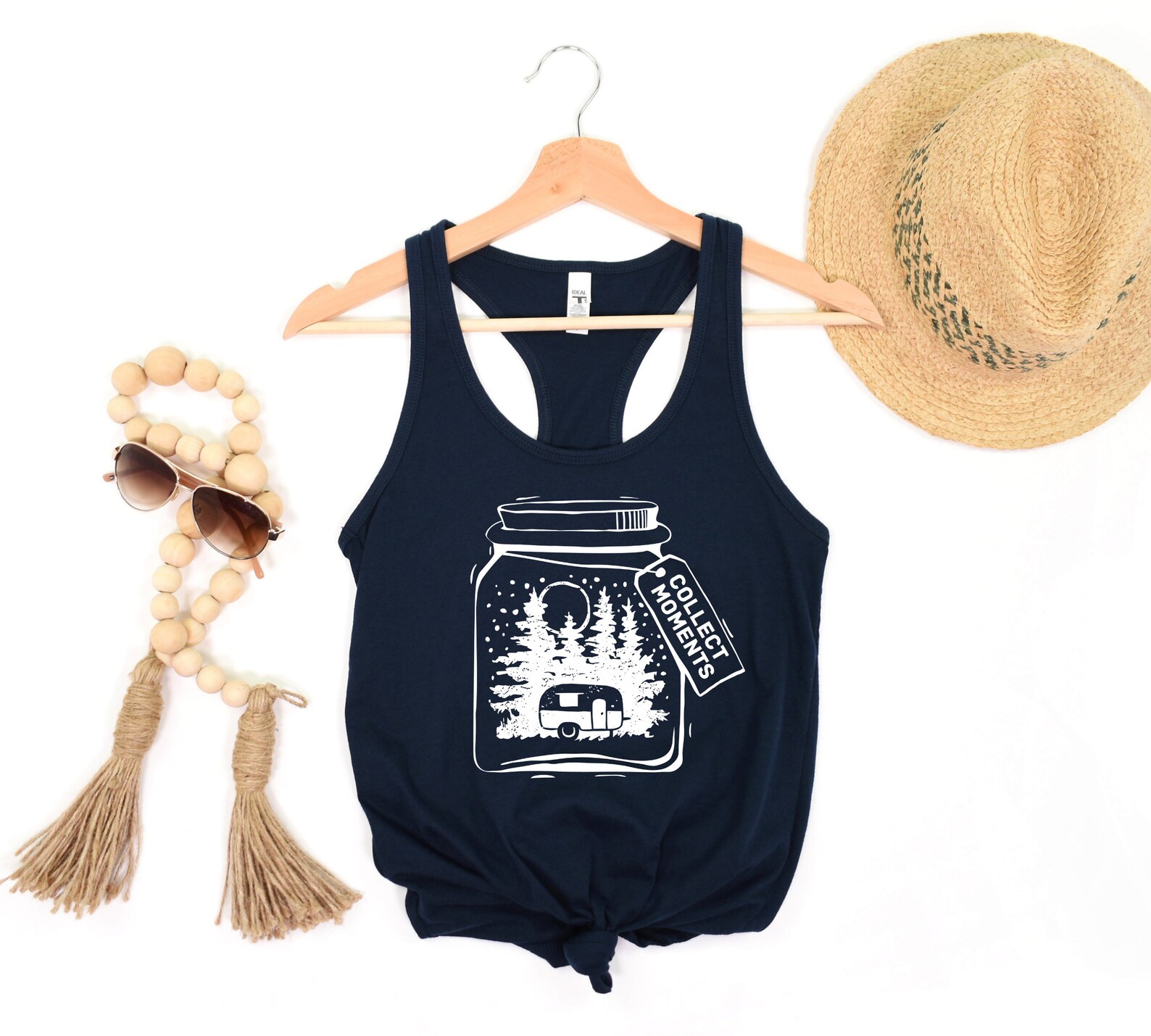 Cute Camping Tank Top for Women Collect Moments Tank for Etsy