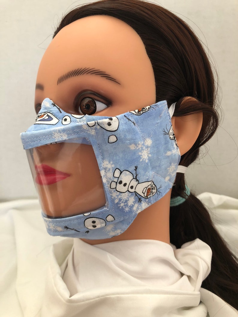 Clear Window Face Mask Etsy