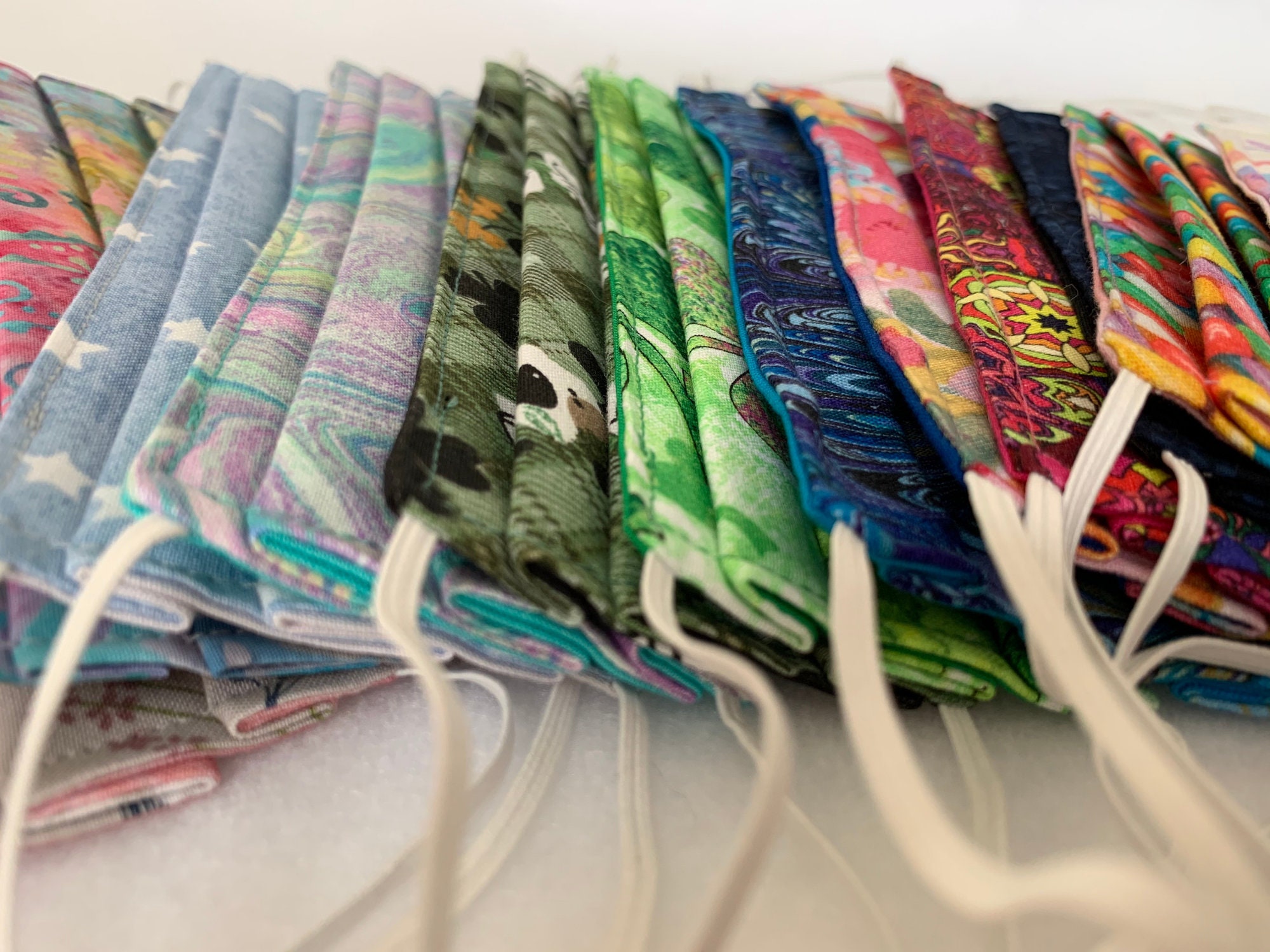 Face Mask Nose Wire Reusable 100 Cotton Made in USA Etsy