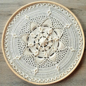 PATTERN Crochet Mandala - dreamcatcher - Star mandala - Crochet Mandala, Mandala haakpatroon, pattern crochet - PDF DOWNLOAD