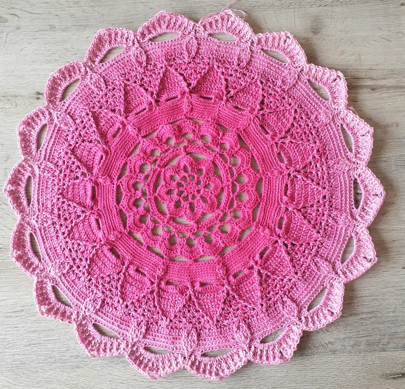 Mandala Flores Crochet pattern haakpatroon mandala haken | Etsy