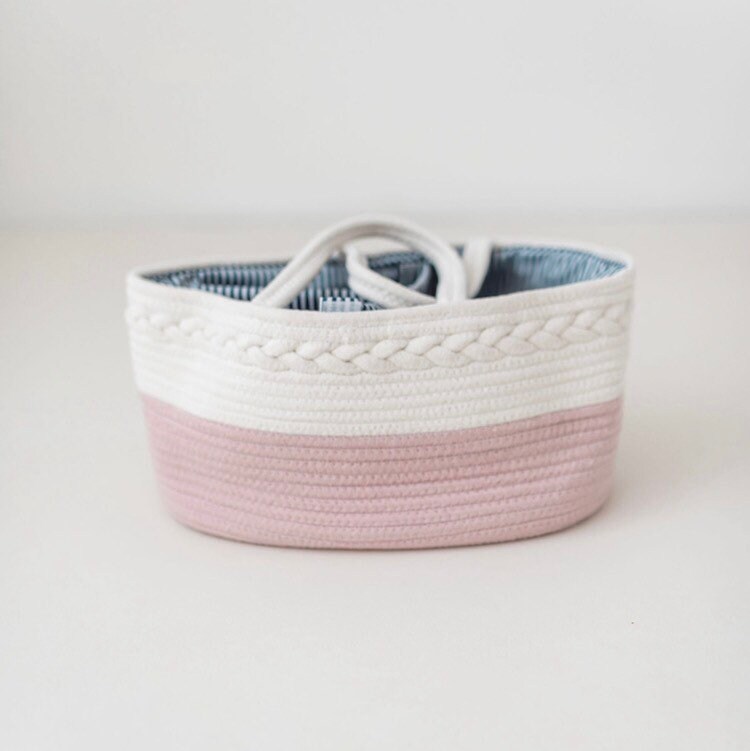Nappy hotsell caddy pink