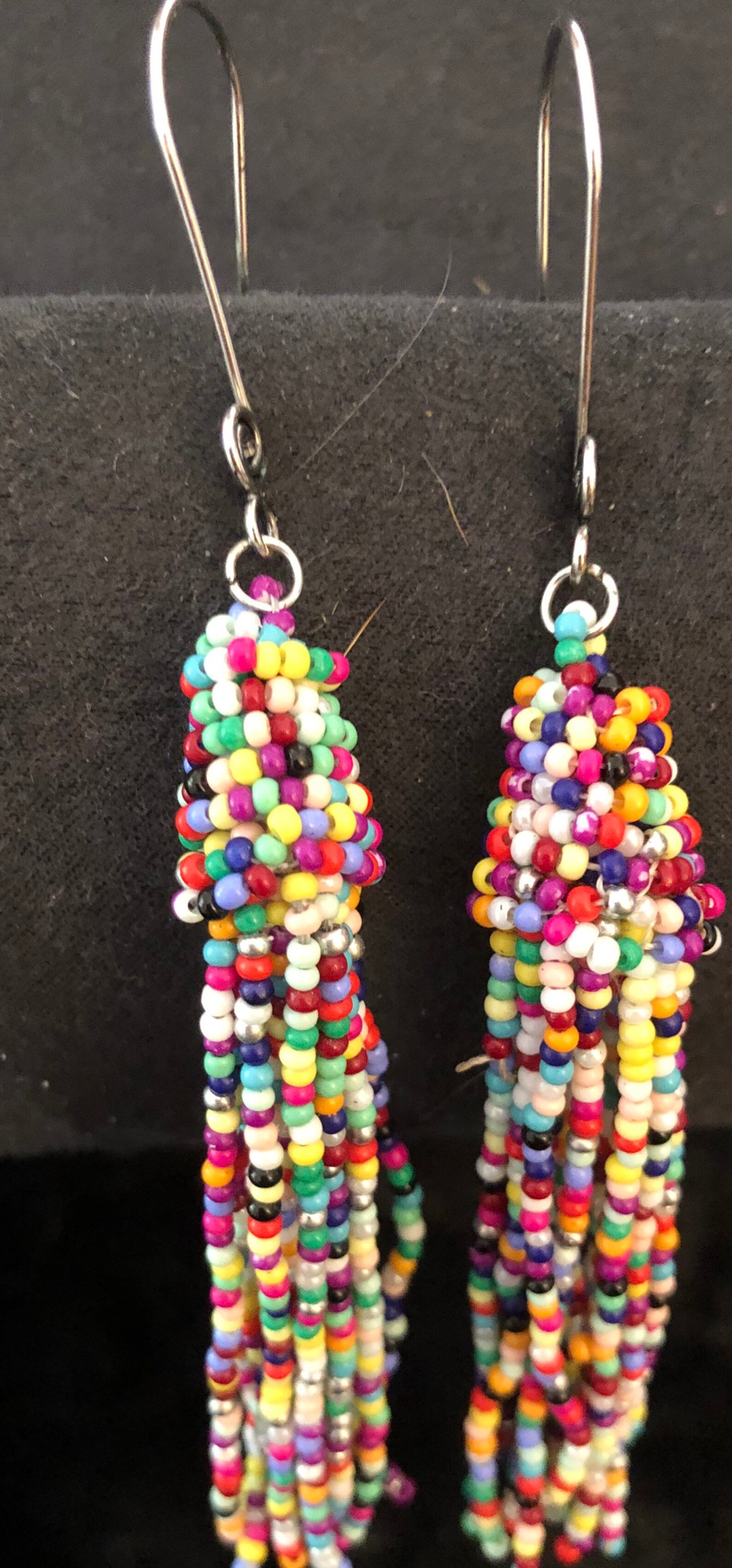 Seed bead dangle Etsy