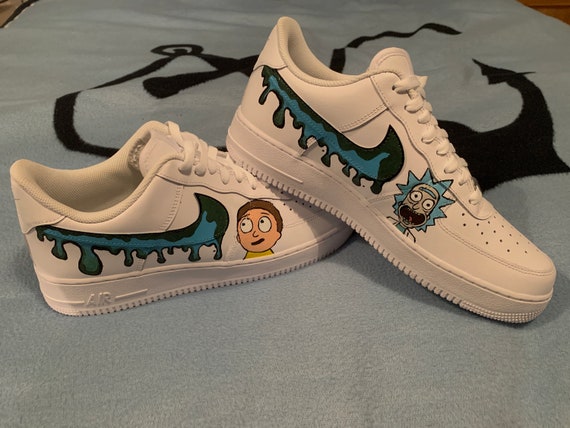 nike air force one rick and morty