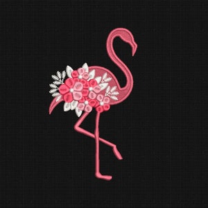 Birds Embroidery Design, Designs Flamingo