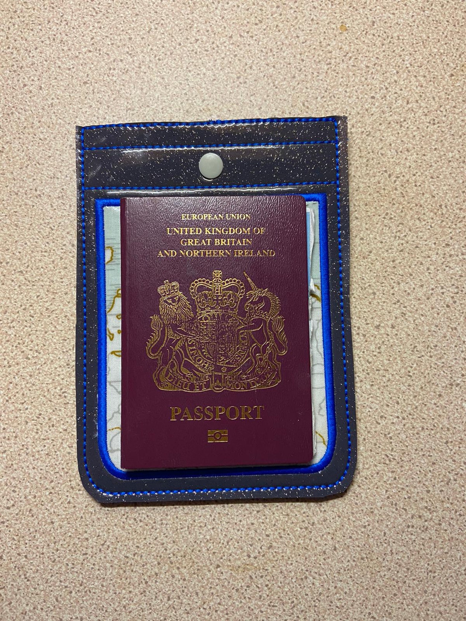 Passport Pouch Personalised With Any Colour Theme and Name Etsy